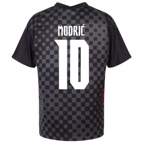 Camisolas de futebol Croácia Luka Modric 10 Equipamento Alternativa EURO 2020 Manga Curta